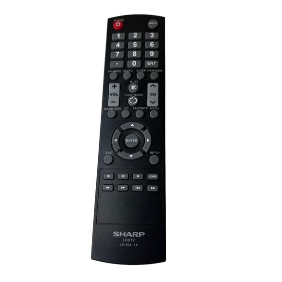 SHARP LCD TV GENUINE REMOTE CONTRO FOR LC-RC1-14, Tested - Picture 1 of 2